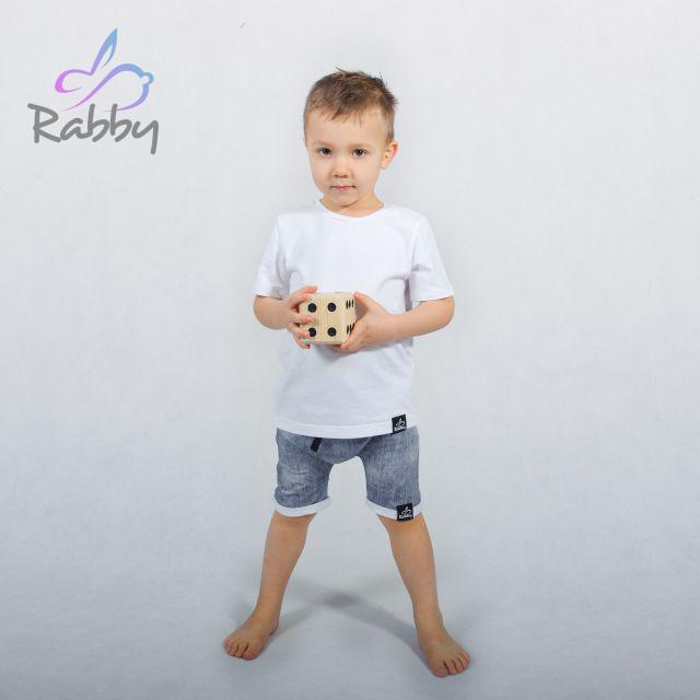 Baggy kraťasy jeans šedá vel. 56/62