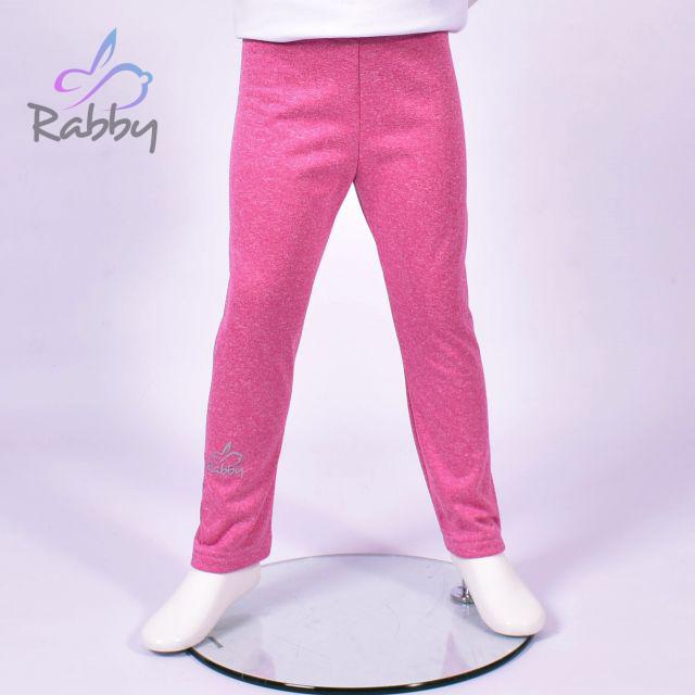 Zateplené elastické softshellové legíny růžový melír vel. 74