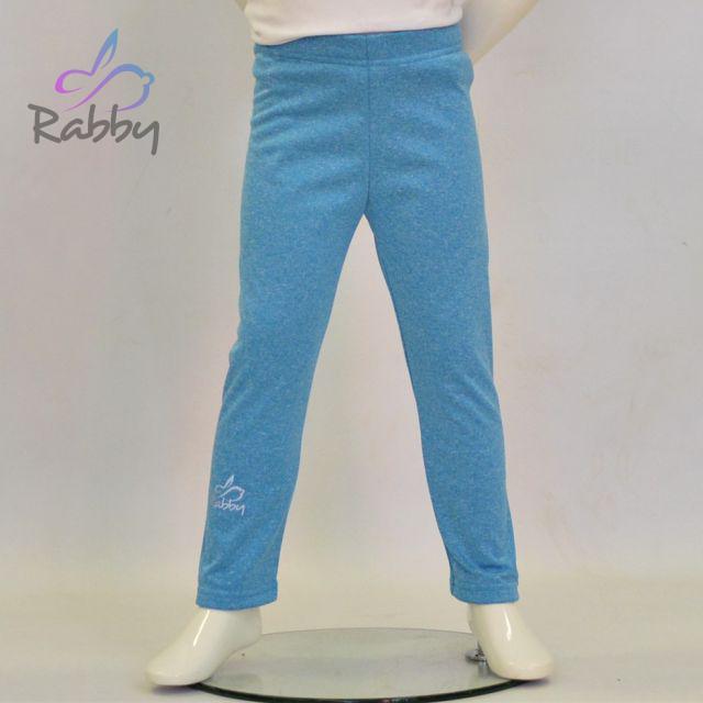 Zateplené elastické softshellové legíny modrý melír vel. 74