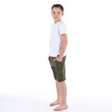 Klasické kraťasy jeans khaki vel. 116