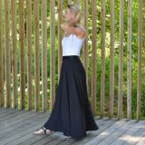 Dámská sukně dlouhá černá vel. XL