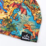 Klasická čepice dino na mapě vel. 40 (obvod hlavy 39-42 cm)