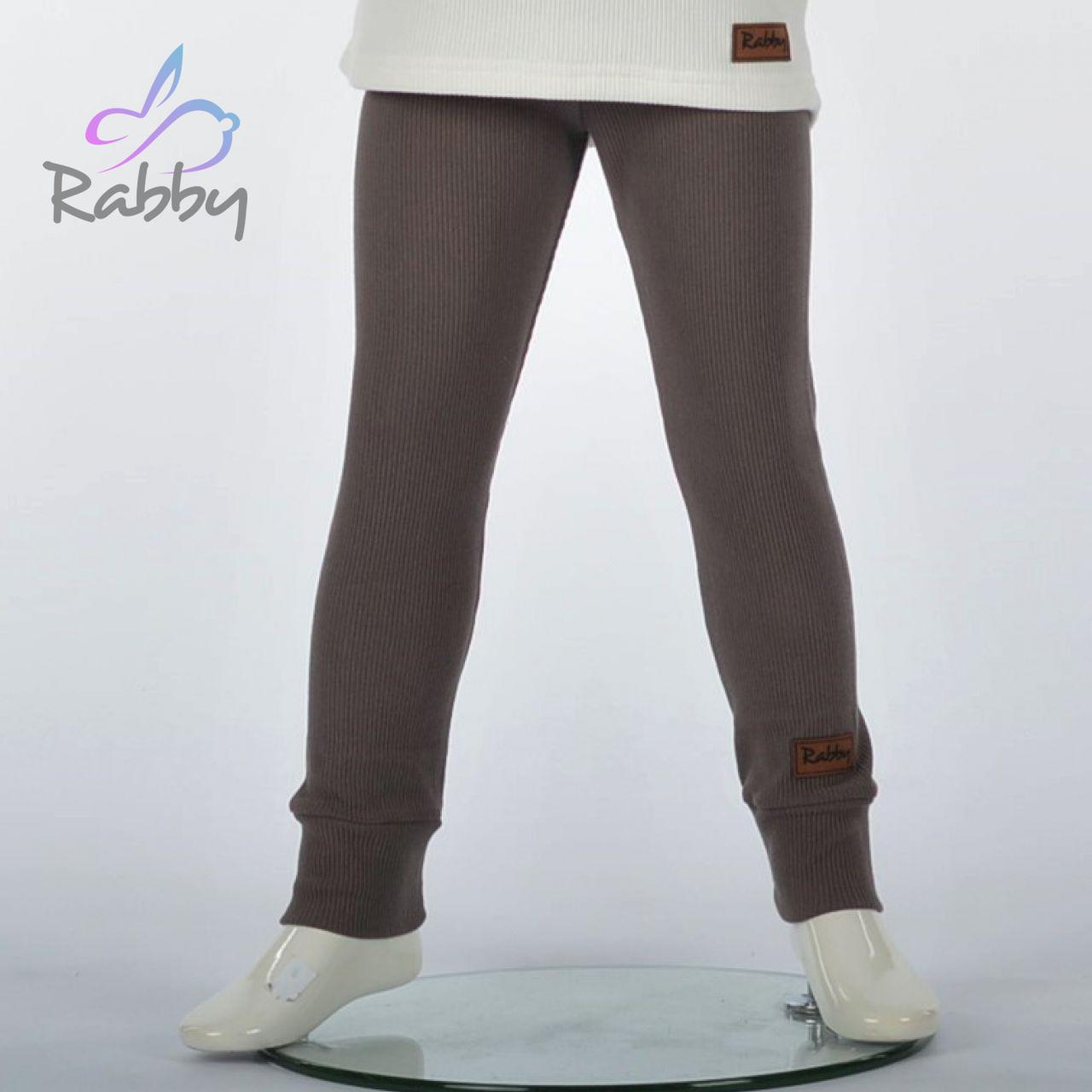 Rostoucí basic legíny s nápletem Ottoman dusty brown vel. 104/110