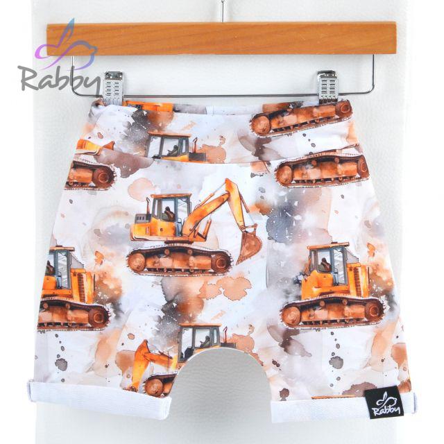 Baggy kraťasy bagry na bílé vel. 56/62