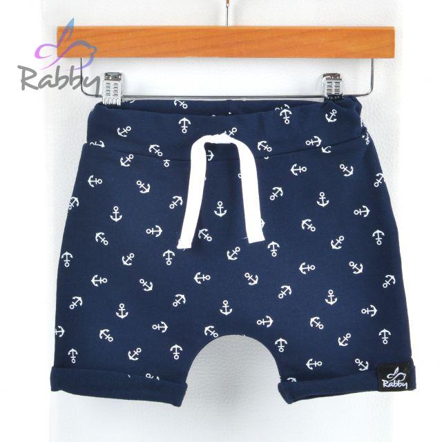 Baggy kraťasy kotvy vel. 80/86